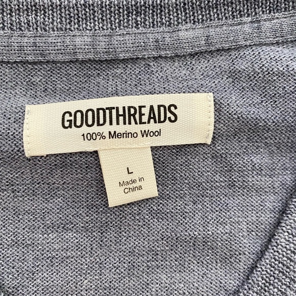 Mens V-Neck sweater - Picture 3 of 3